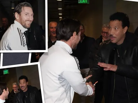 Se conocieron: la historia que une a Lionel Messi con Lionel Richie