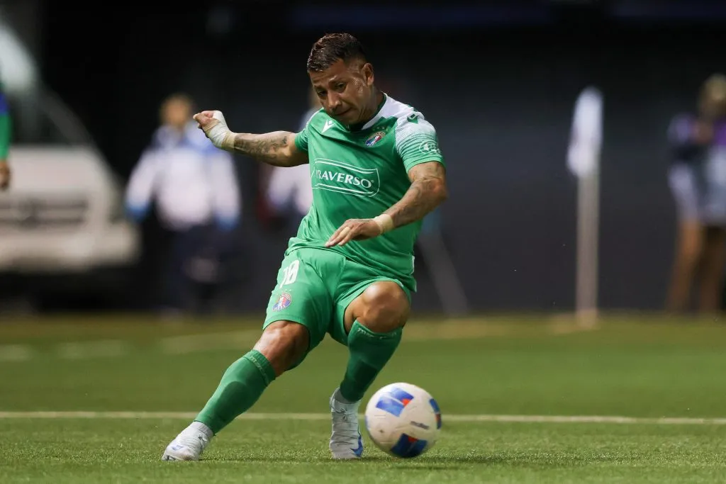 Leonardo Valencia fue la gran figura en el triunfo de Audax Italiano sobre O'Higgins. | Foto: Photosport.