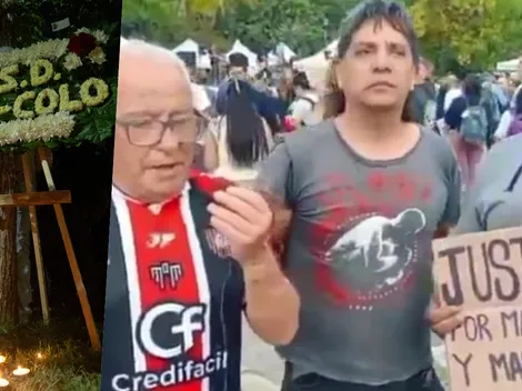 "Clubes hermanos": Chacarita apoya a Colo Colo en marcha de jubilados