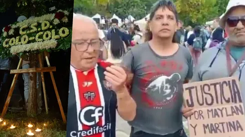 Desde Argentina enviaron apoyo a los albos.