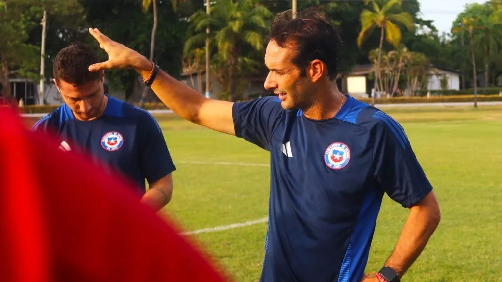Sebastián Miranda ya dirigió a la Selección Chilena en el Sudamericano Sub 17. Foto: Comunicaciones ANFP.
