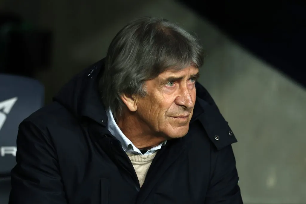 Manuel Pellegrini no pudo celebrar con Betis. (Photo by Judit Cartiel/Getty Images)