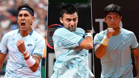 Alejandro Tabilo, Tomás Barrios y Matías Soto