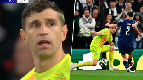 El portero argentino cometió grave error ante PSG
