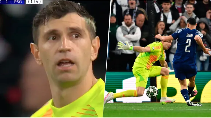 El portero argentino cometió grave error ante PSG