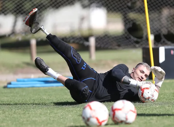El portero trabaja en su recuperación en el Sifup. Foto: Marco Muga / Sifup.