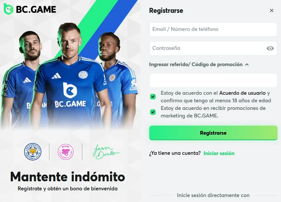 Código promocional BC GAME