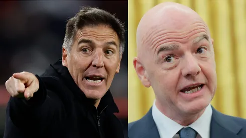 Eduardo Berizzo le entró con todo a Gianni Infantino.