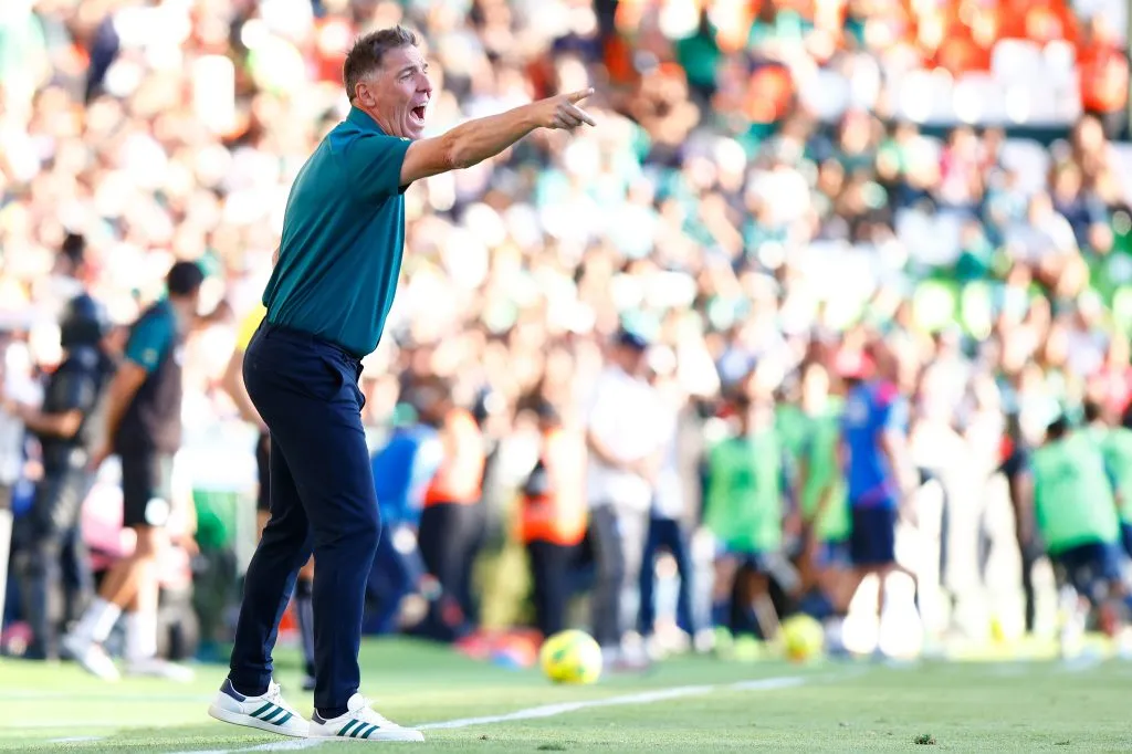 Eduardo Berizzo en el León de México. (Leopoldo Smith/Getty Images).