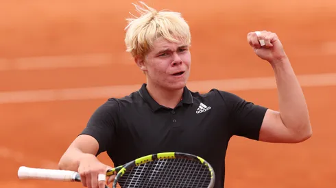 Tenista alemán de sangre chilena explica el festejo tras su primer triunfo ATP.