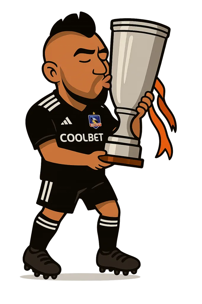 Arturo Vidal celebra la estrella 34 de Colo Colo tras volver a Chile