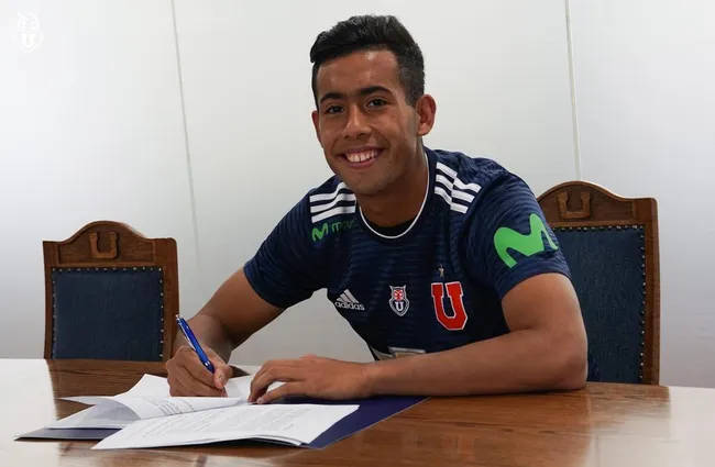 Lucas Alarcón se formó en Universidad de Chile. Foto: Universidad de Chile.