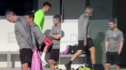 Manuel Pellegrini demuestra su humanidad en el peor momento de un jugador del Betis.