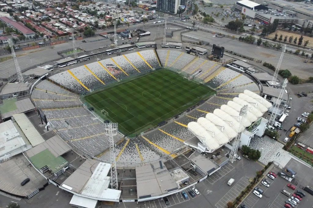 El Monumental estará vacío el resto de la fase grupal al menos. (Jonnathan Oyarzun/Photosport).