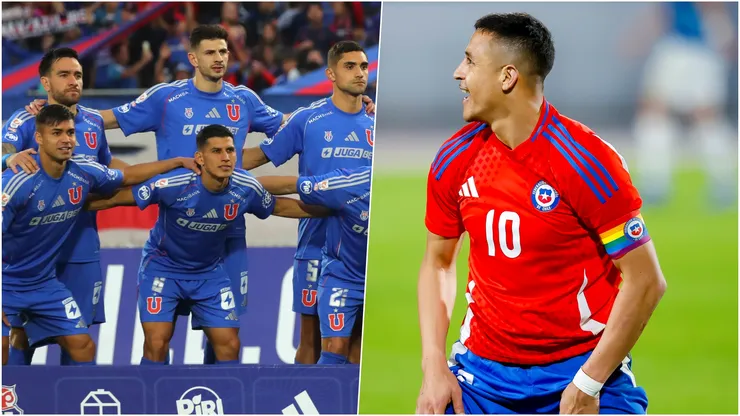 Jugadores de la U le abren los brazos y la puerta del CDA a Alexis Sánchez.