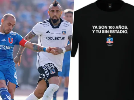Colo Colo celebra el centenario con polémica camiseta contra la U: "Sin estadio"