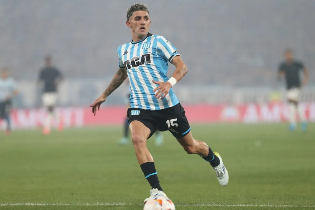 Gastón Martirena en riesgo de perderse duelo de Racing ante Colo Colo por Copa Libertadores (Getty Images)