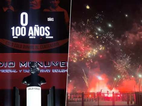 Show de fuegos artificiales: así recibió Colo Colo el centenario