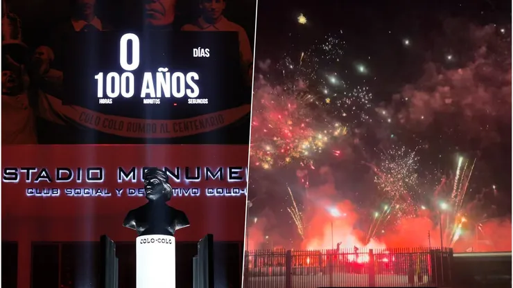 Así llegó el centenario de Colo Colo en el Monumental.