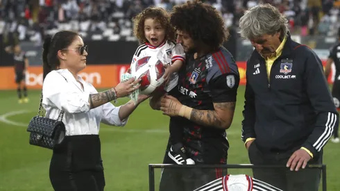 La familia de Maxi Falcón tuvo palabras para Colo Colo en el centenario.