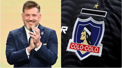 Conmebol y Alejandro Domínguez festejan Centenario de Colo Colo.
