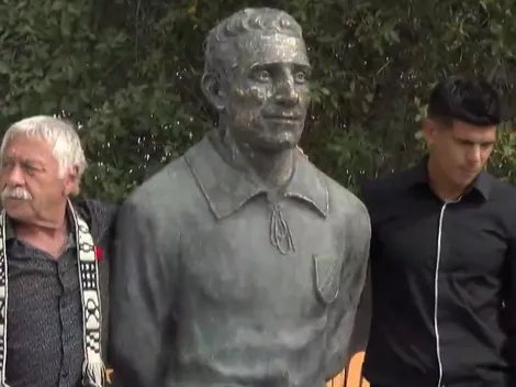 ¡Colo Colo revelan la estatua de David Arellano en el Monumental!