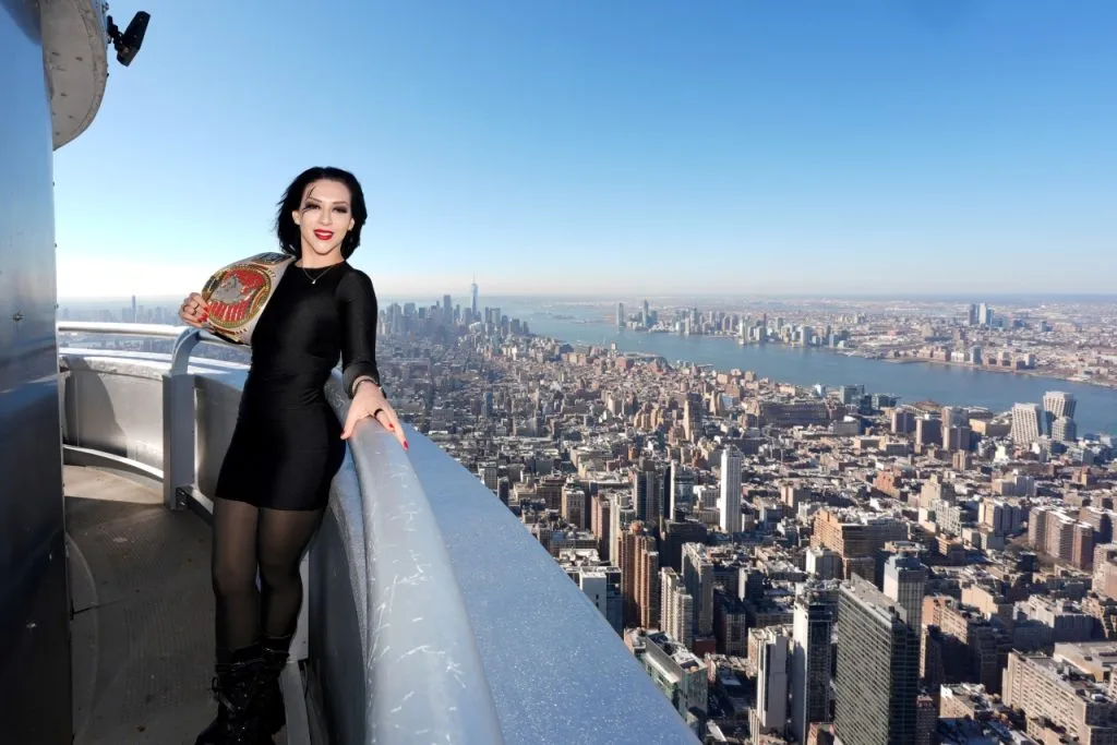 Stephanie Vaquer, la máxima campeona femenina de WWE NXT (Getty Images)