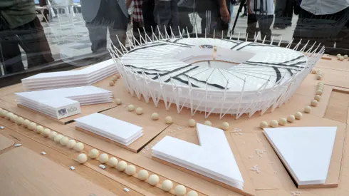 La maqueta del Nuevo Estadio Monumental.