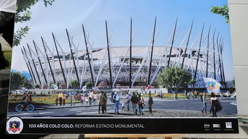 Colo Colo presentó la maqueta de su nuevo estadio.