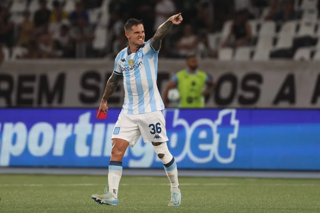 Bruno Zuculini es baja en Racing ante Colo Colo. (Photo by Wagner Meier/Getty Images)