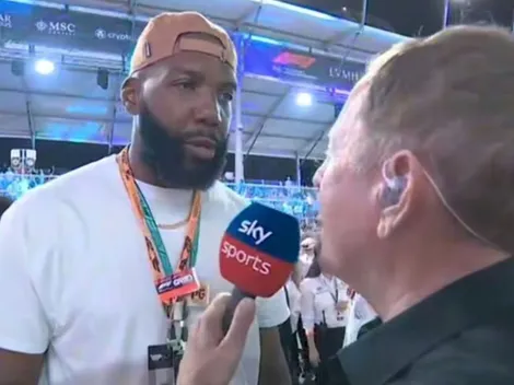 Expiloto de la F1 corta entrevista con ex NFL tras polémico incidente