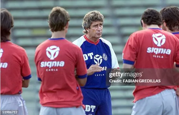Manuel Pellegrini como DT de San Lorenzo. (Getty Images).