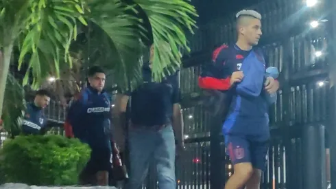 El plantel de la U en el hotel en Venezuela.