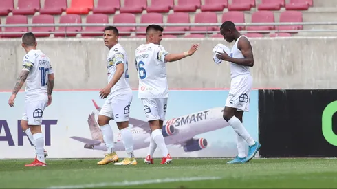 Cristian Cañozales marcó dos goles por la camiseta de Everton.