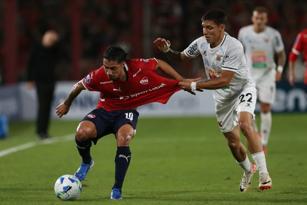 Luciano Cabral en el Rojo de Avellaneda. (Daniel Jayo/Getty Images).