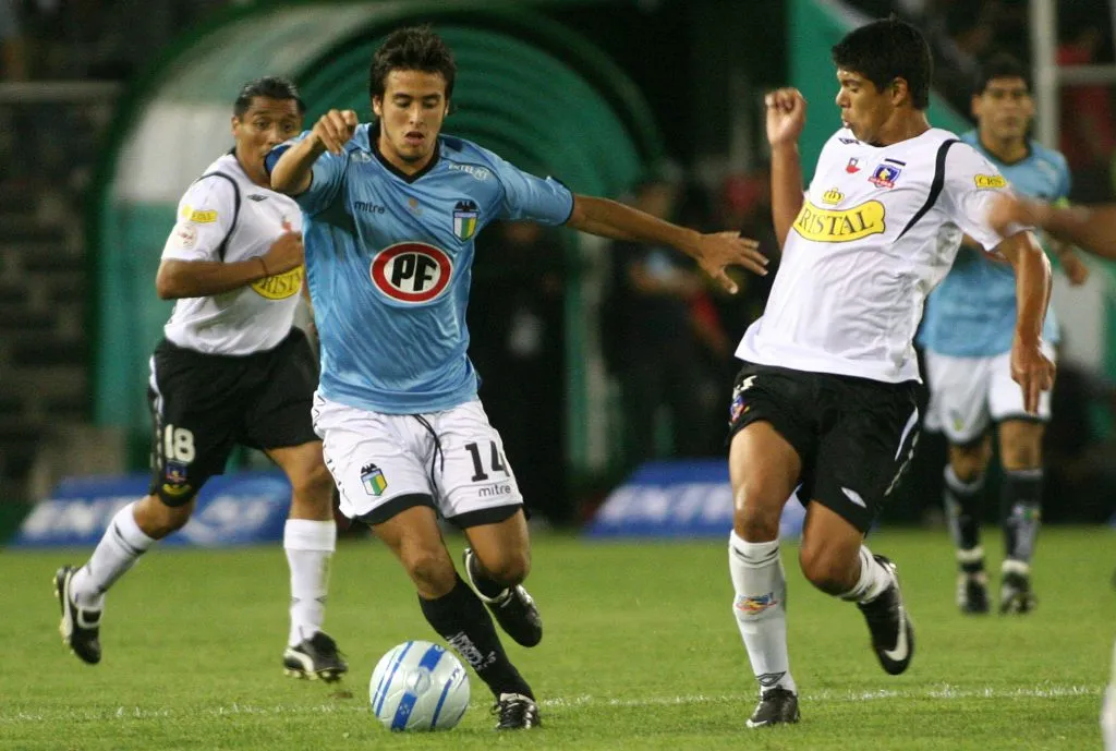 Otra imagen de Esteban Pavez en aquella temporada. (ANDRES PINA/PHOTOSPORT).