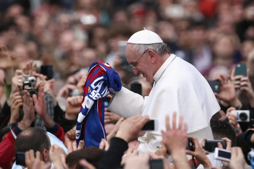 El Papa Francisco era un fiel seguidor de San Lorenzo. Imagen: Getty