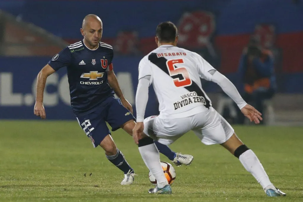 Gustavo Lorenzetti supo jugar torneos internacionales con U de Chile. Foto: Ramon MonroyPhotosport