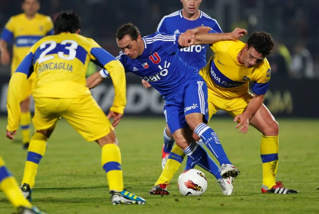 La última gran campaña de U de Chile en Copa Libertadores, semifinales en 2012 con Boca (Photosport)
