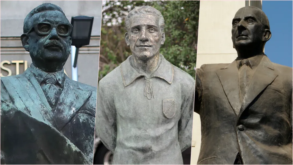 El autor de la estatua de David Arellano también hizo los monumentos a Salvador Allende y Eduardo Frei Montalva | ATON/Photosport