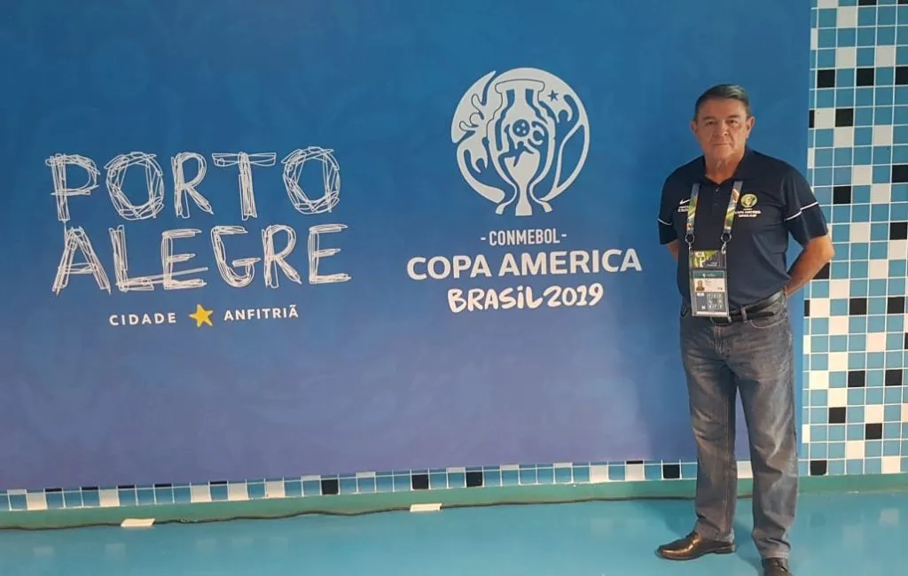 Lino Proanio, el delegado enviado por Conmebol para el duelo de Colo Colo con Racing (X)