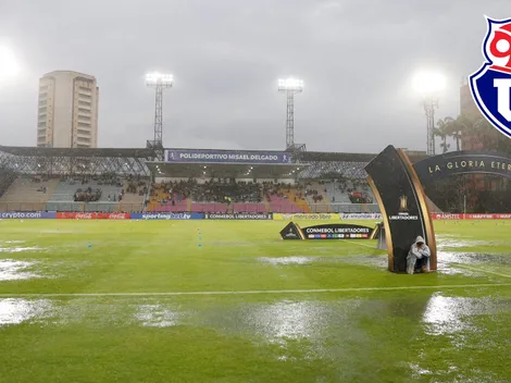 ¡Cambio de horario! Cancha inundada aplaza el Carabobo vs U. de Chile