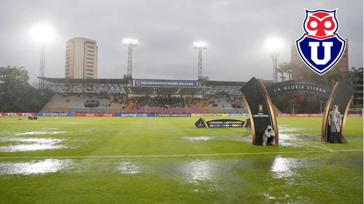 Así figuraba la cancha previo al duelo.