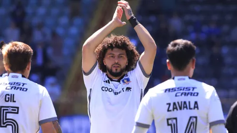 Maximiliano Falcón no se olvida de Colo Colo, menos en el duelo de Copa Libertadores ante Racing.