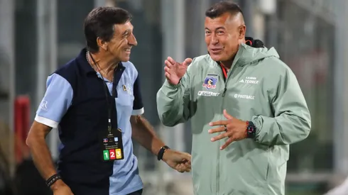 Gustavo Costas junto a Jorge Almirón.