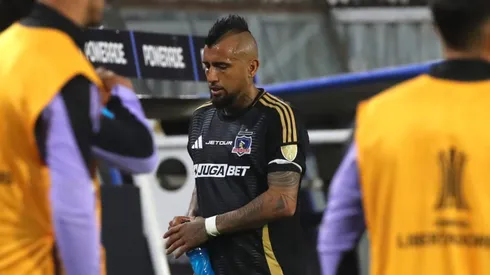 Arturo Vidal encaró a la prensa en el Monumental