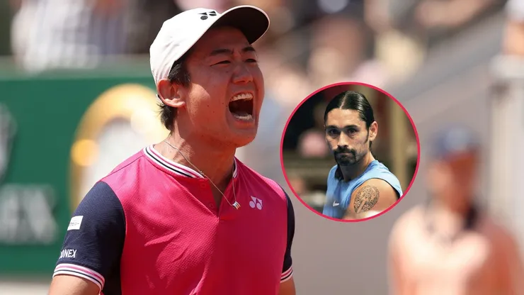 Yoshihito Nishioka y Marcelo Ríos