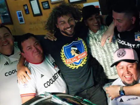 Video: el especial aliento de Falcón y su familia a Colo Colo