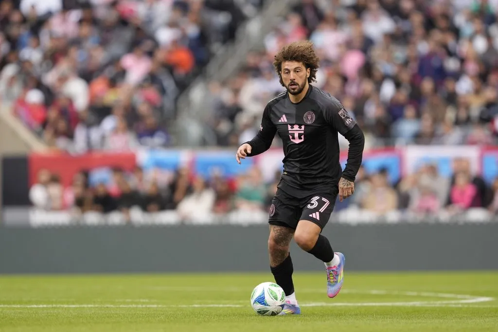 Maximiliano Falcón ha jugado nueve partidos con el Inter Miami, siendo cuatro por la MLS y cinco por la Concachampions. | Foto: Getty Images. 