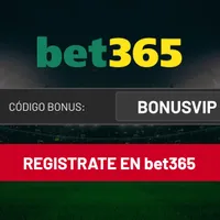 Código bonus bet365 “BONUSVIP” válido en Enero 2026